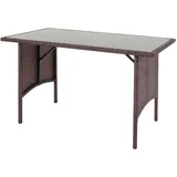 Proregal Gartentisch 60 x 112 x 68,5 cm Braun