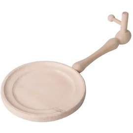 RIESS Classic Pfannenknecht Profi Holzbrett mit Stiel 20/24cm