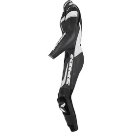 Spidi Laser Touring 2-Teiler Damen Motorrad Lederkombi schwarz-weiss, Größe 44