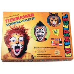 Eulenspiegel 208038 - Tiermasken Schmink-Palette