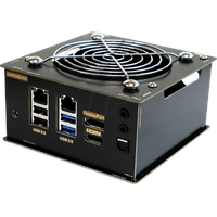 Odroid H3-CASE 2 SBC-Gehäuse Schwarz