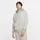 Nike Sportswear Club French Terry Kapuzenjacke dark grey heather/matte silver M