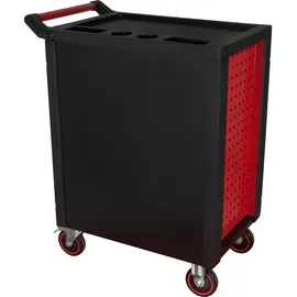 KS Tools RACINGline SCHWARZ/ROT Werkstattwagen mit 7 Schubladen