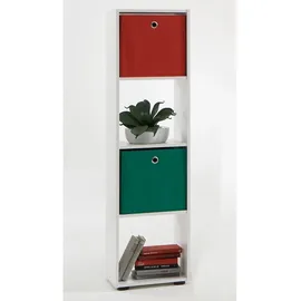 FMD Mega 4 Aktenregal 36,5 x 140,5 x 33,0 cm weiß