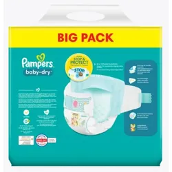 Pampers Windel Baby-dry Windeln Gr. 4 (9-14 kg) Big Pack