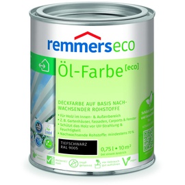 Remmers [eco] tiefschwarz (RAL 9005), 0,75 l