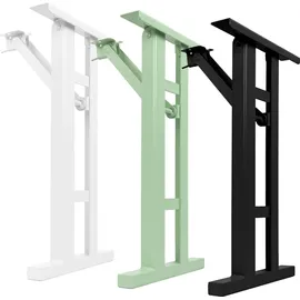 Natural Goods Berlin Möbelgestell Bierzelt I-FORM, DIY Bierzeltgarnitur klappbares Tischgestell, Bankgestell, Festzeltgarnitur, rostfrei, 2 Stüc... – Schwarz