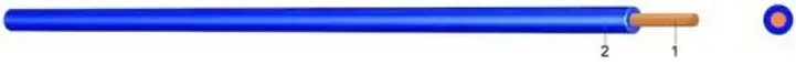 PVC Aderleitung Yf 16 mm2 (50m) - blau