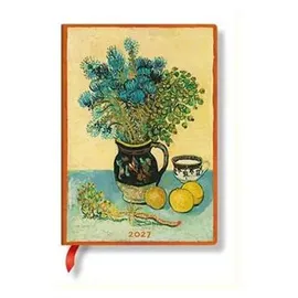 paperblanks ltd. 12-Monatskalender Van Goghs Stillleben Midi Horizontal 2027 Buch