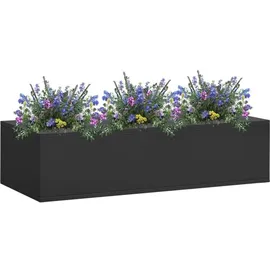 vidaXL Büro-Blumenkasten 90 x 40 x 23 cm Anthrazit
