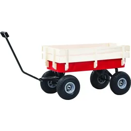 vidaXL Handwagen 150 kg rot