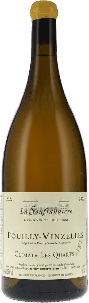 Pouilly-Vinzelles Climat Les Quarts Zen AOC La Soufrandière MAGNUM 2021 BIO
