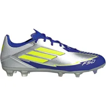 adidas F50 League MG/FG Herren Silber/Blau/Gelb 46 2/3