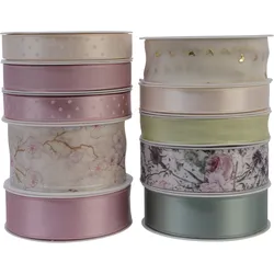 Dekoband  ROMANTIC - rosa & pink