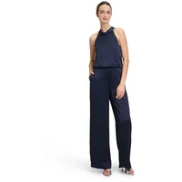 Vera Mont Overall VERA MONT "Vera Mont Jumpsuit mit Taschen" Gr. 40, Normalgrößen, blau (night sky) Damen Overalls Material