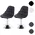 MCW Esszimmerstuhl A60 Kunstleder braun 2er Set