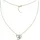 GoldDream Damen Colliers Halskette Doppelherz 42-45cm Gelbgold 8 Karat