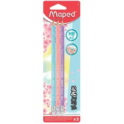 Maped 851719, HB, Mehrfarbig, Dreieckig, Kunst, Grafische Zeichnung, Hobby, Büro
