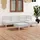 vidaXL Garten-Lounge-Set 5-tlg. Massivholz Kiefer weiß