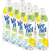 VERNEL Weichspüler 8x 37 WL (296 WL) Naturals Ylang Ylang & Süßgras 8x 814ml