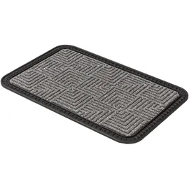 Astra Fußmatte Border Star 40 x 60 cm Silber