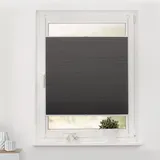 Lichtblick Thermo-Plissee Klemmfix 55 x 130 cm Grau