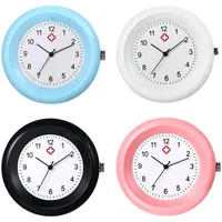 JewelryWe Schwesternuhr Krankenschwesteruhr Taschenuhr Stethoskop: 4pcs Analog Quarz Uhr Damen Herren leicht lesbare Stethoskopuhr Arbeitsuhr für Krankenschwestern Ärzte Pflege