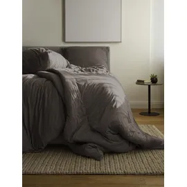 BIERBAUM 4135 Jersey Melange braun 135 x 200 cm + 80 x 80 cm