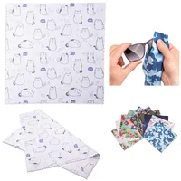 Lens-Aid Mikrofaser Reinigungstuch in schickem Design: Für Kamera, Objektiv, Display und als Brillen-Putztuch (Mikrofasertuch 20x20 cm)