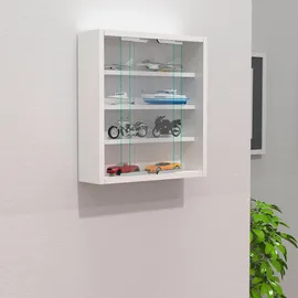 VCM Hängevitrine Agisa 37 x 40 x 10 cm Weiß
