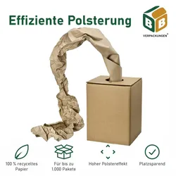 4x Packpapier-Spenderbox PAPERBOX 39 cm x 450 lfm BB-Verpackungen