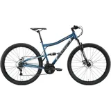 Bikestar Gr. 48, blau, Fahrräder, 48cm, 29 Zoll (73,66cm), für Damen und Herren, Kettenschaltung