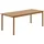 Muuto Linear Gartentisch 220 x 90 x 75 cm burnt orange