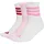 adidas 3er Pack Cushioned Sportswear Socken Pink/Weiß 37-39