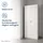 home collective Mehrzweckschrank 74 x 35 x 180 cm Weiß