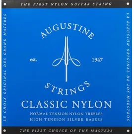 AUGUSTINE Klassik Gitarrensaiten Blue Label Satz Regular Tension/Basssaiten High Tension