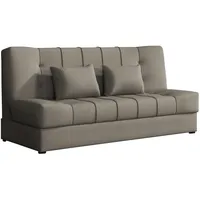 Mirjan24 Schlafsofa Sonik mit Bettkasten, Couch mit Schlaffunktion, 3 Sitzer Sofa, Bettsofa, Farbauswahl, Polstersofa, Schlafsofa, Couchgarnitur (Velluto 3)