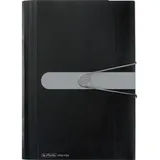 Herlitz Fächermappe A4 Schwarz 12 Fächer