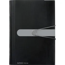 Herlitz Fächermappe A4 Schwarz 12 Fächer