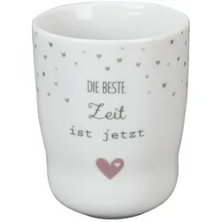 Krasilnikoff Wave Mug, Die Beste Zeit ist jetzt, 310 ml