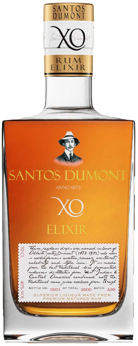 Santos Dumont XO Elixir - Superior Rum Liqueur