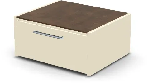 Brabura CT 80 Kamado Modul - Iron Corten / Perle Blanche / Silberner Griff