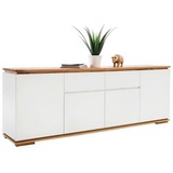 XXXLutz Sideboard Weiß, matt 2 Schubkästen