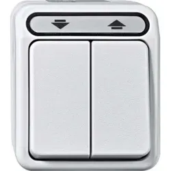 Merten Rollladentaster 1-polig lichtgrau MEG3755-8029