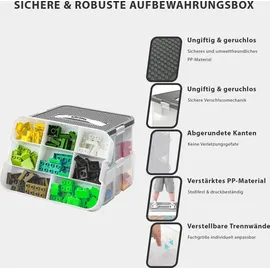 Kruzzel Aufbewahrungsbox 15 L 1-tlg. transparent