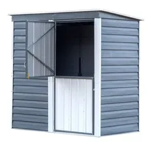 SPACEMAKER Metallgerätehaus 6x4 2,03 x 1,16 m grau