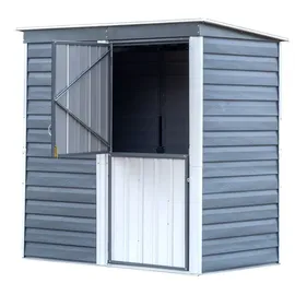 SPACEMAKER Metallgerätehaus 6x4 2,03 x 1,16 m grau
