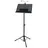McGrey Orchesterpult Set mit LED-Leuchte (höhenverstellbarer Notenständer inkl. LED-Notenpultleuchte) Schwarz