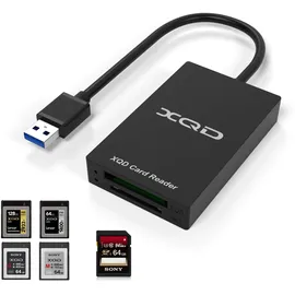 Cateck USB 3.0 XQD Kartenleser,Unterstützt Sony G und M Serie, Lexar 2933x/1400x XQD Karten mit USB Kennzeichnung,SD-Serie