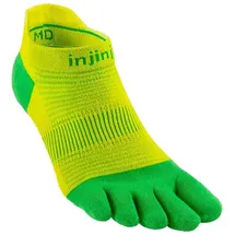 injinji Run Lightweight No-Show Socken XL grün